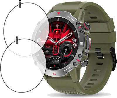 TWUAOP Screen Guard for PEBBLE COSMOS QUEST SMARTWATCH(Pack of 2)