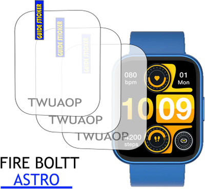 TWUAOP Screen Guard for FIRE BOLTT ASTRO(Pack of 3)