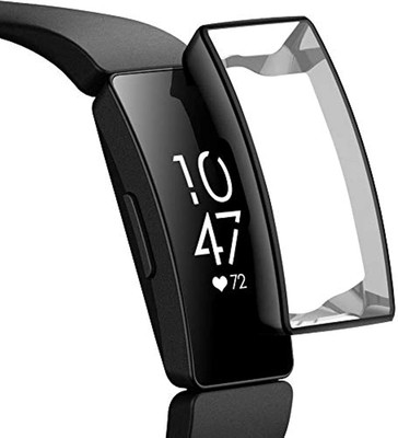 KAZUKI Screen Guard for Fitbit Inspire/Inspire HR Watch Protection Case (Black)(Pack of 1)