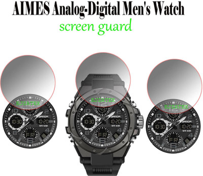 ejzatex Screen Guard for FIRE BOLT ROCKET SMART WATCH(Pack of 2)