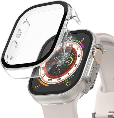 RUPELIK Screen Guard for Smart watch for iWatch 49mm Case Of Watch Series 8 ,Ultra With Bumper Case Cover(Pack of 1)