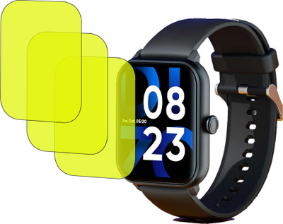EJZATI Edge To Edge Screen Guard for DIZO WATCH D2 SMARTWATCH SCREEN GUARD(Pack of 3)
