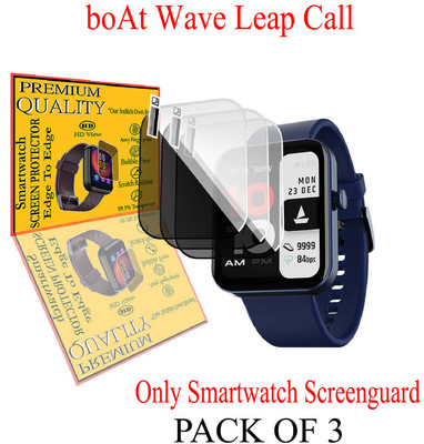 HIDEOUS Screen Guard for boAt Wave Leap Call(Pack of 3)