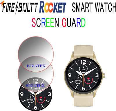 ejzatex Screen Guard for FIRE BOLT ROCKET SMART WATCH(Pack of 2)