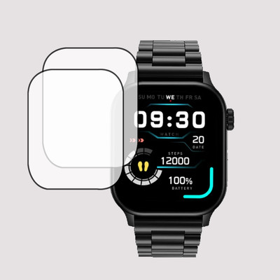 EJZATEX Screen Guard for FIRE BOLTT RISE LUXE SMARTWATCH, SCREEN GUARD(Pack of 2)