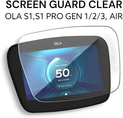 MK TRADING Screen Guard for Ola S1, S1 PRO Gen1, S1 PRO Gen2, S1 PRO Gen3, S1 Air(Pack of 1)
