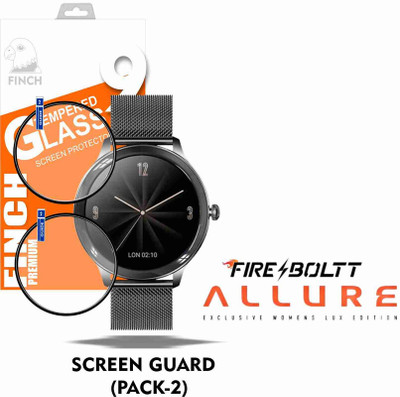 Olonga Screen Guard for FIRE BOLTT ALLURE SMART WATCH(Pack of 2)