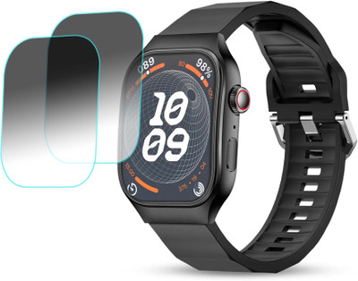TWUAOP Screen Guard for PEBBLE CURVE SMARTWATCH(Pack of 2)