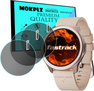 MOKPLZ Screen Guard for FASTRACK FR1 SMARTWATCH(Pack of 3)