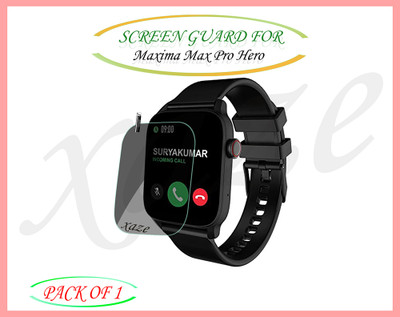 XAZE Screen Guard for Maxima Max Pro Hero Smartwatch(Pack of 1)