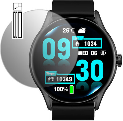 DOUMOF Impossible Screen Guard for Titan Evoke SMARTWATCH(Pack of 1)