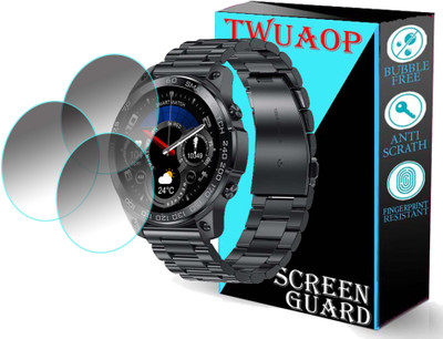 TWUAOP Screen Guard for FIRE BOLTT DAGGER LUXE SMARTWATCH(Pack of 3)