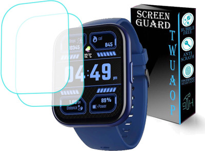 TWUAOP Screen Guard for BOAT WAVE NEO PLUS SMARTWATCH(Pack of 2)