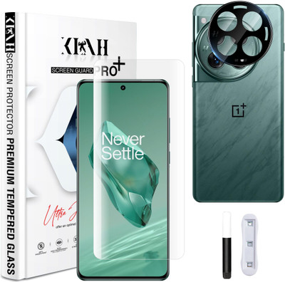 KLAH Screen Guard for OnePlus 12 5G, With Camera Lens Protector(Pack of 1)