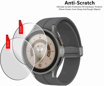 Dasiana Edge To Edge Screen Guard for SAMSUNG GALAXY WATCH 5 PRO 45MM SERIES(Pack of 2)
