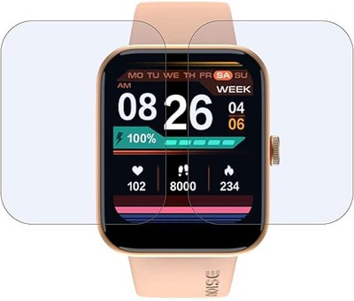 Aaruteck Screen Guard for Noise ColorFit Caliber Buzz Smart Watch Screen Guard(Pack of 2)
