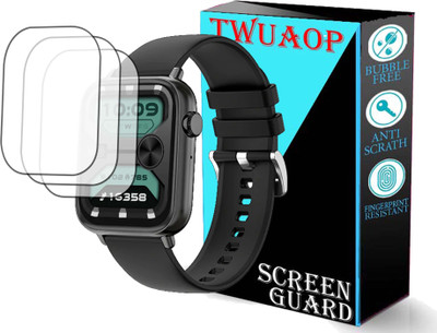 TWUAOP Screen Guard for FIRE BOLTT NINJA FIT PRO SMARTWATCH(Pack of 3)