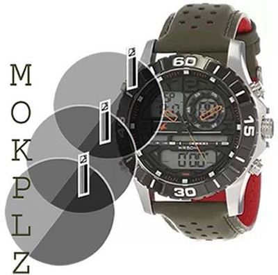 MOKPLZ Screen Guard for FASTRACK ANALOG DIGITAL BLACK DIAL(Pack of 3)