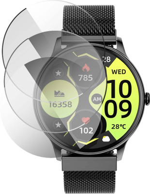 TWUAOP Screen Guard for Noise_NoiseFit_Crew_Go smartwatch(Pack of 3)