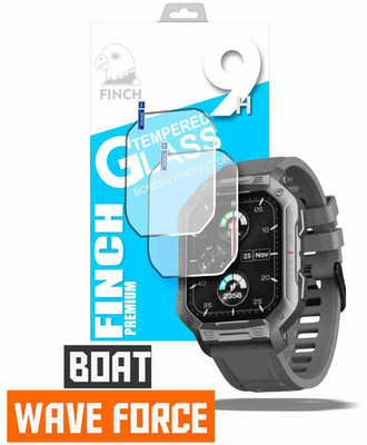 KANCHA Screen Guard for BOAT WAVE FORCE SMART WATCH(Pack of 2)