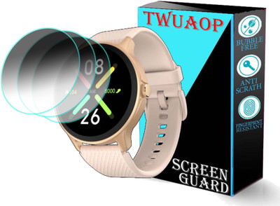 TWUAOP Screen Guard for NOISEFIT FUSE SMARTWATCH(Pack of 3)