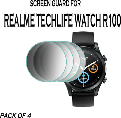 hirdesh Screen Guard for Realme TechLife Watch R100(Pack of 4)