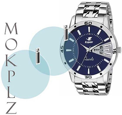 MOKPLZ Screen Guard for ESPOIR STAINLESS STEEL ANALOG SAM0507 WATCH(Pack of 2)