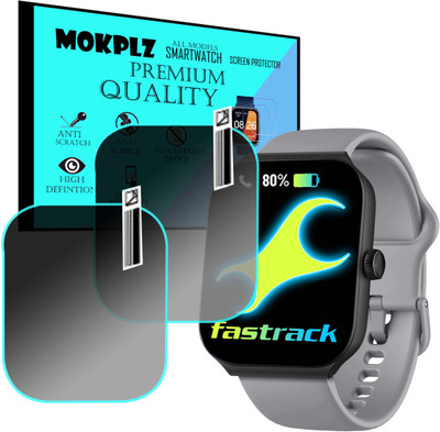 MOKPLZ Screen Guard for FASTRACK REVOLT FS1 MAX SMARTWATCH(Pack of 2)