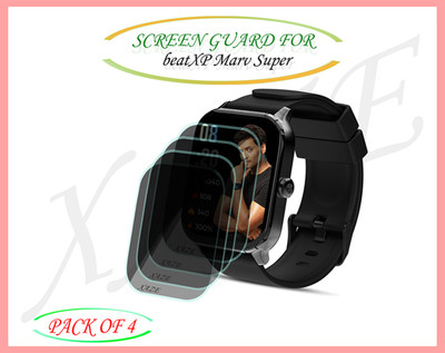 XAZE Screen Guard for BeatXP Marv Super Smartwatch(Pack of 4)
