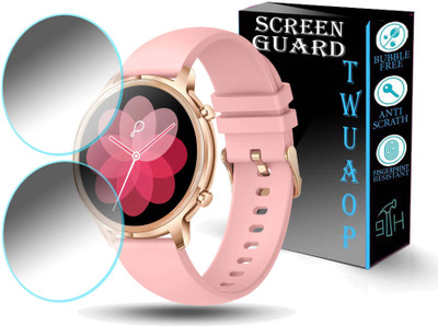 TWUAOP Screen Guard for PEBBLE CELIA SMARTWATCH(Pack of 2)