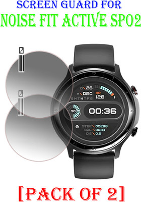 ejzatex Screen Guard for NOISEFIT ACTIVE SPO2 SMARTWATCH(Pack of 2)