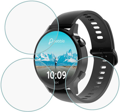 MOKPLZ Screen Guard for PEBBLE VAST SMARTWATCH(Pack of 3)