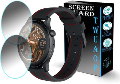 TWUAOP Screen Guard for PEBBLE GOT SMARTWATCH(Pack of 2)