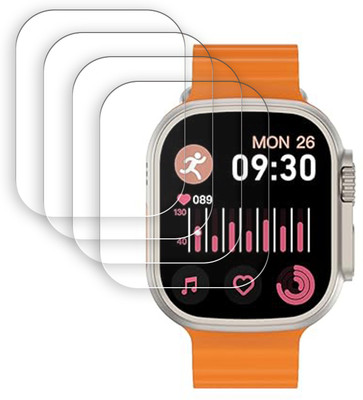 MUTAALI Tempered Glass Guard for John Maria S8 Ultra 1.96 inch smart watch(Pack of 4)