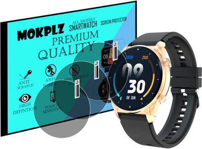 MOKPLZ Screen Guard for FIRE BOLTT THUNDER SMARTWATCH(Pack of 3)