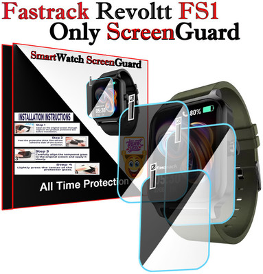HIDEOUS Screen Guard for Fastrack Revoltt FS1(Pack of 3)