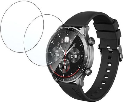 Aaruteck Screen Guard for Pebble Cosmos Luxe 3 Smart Watch Screen Guard(Pack of 2)