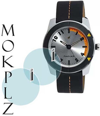 MOKPLZ Screen Guard for FASTRACK ANALOG GREY DIAL MEN WATCH(Pack of 2)
