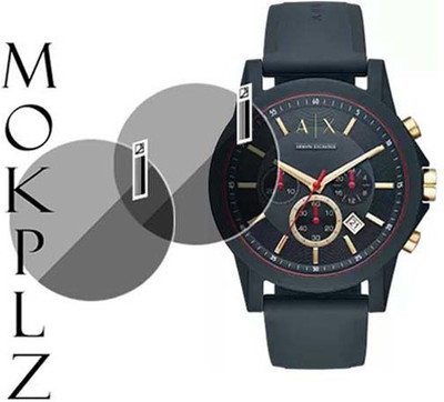 MOKPLZ Screen Guard for ARMANI EXCHANGE AX1335 ANALOG BLUE DIAL(Pack of 2)