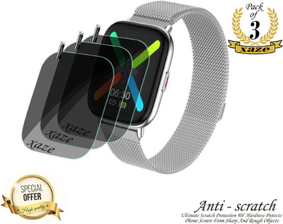 XAZE Screen Guard for French Connection F7 Smartwatch(Pack of 3)