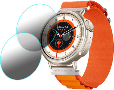 TWUAOP Screen Guard for HAMMER ACTIVE 3.0 SMARTWATCH(Pack of 2)