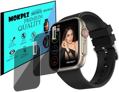 MOKPLZ Screen Guard for FIRE BOLTT GLADIATOR SMARTWATCH(Pack of 2)