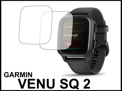 TWUAOP Screen Guard for GARMIN VENU SQ 2(Pack of 2)