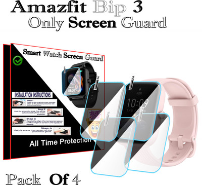 HIDEOUS Screen Guard for Amazfit Bip 3(Pack of 2)
