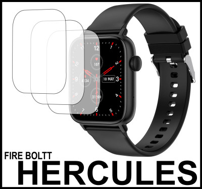 TWUAOP Screen Guard for FIRE BOLTT HERCULES(Pack of 3)