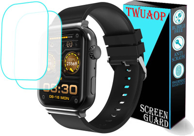 TWUAOP Screen Guard for GIZMORE CLOUD PRO SMARTWATCH(Pack of 2)