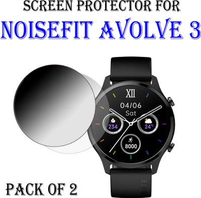 EJZATI Screen Guard for NOISEFIT EVOLVE 3 SMARTWATCH(Pack of 2)