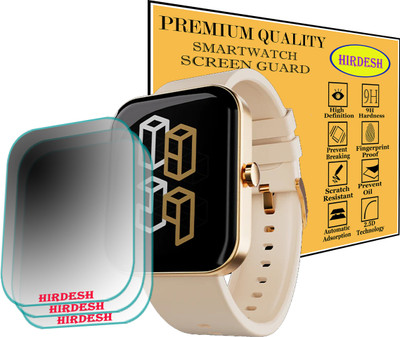 hirdesh Screen Guard for Fire-Boltt Neptune(Pack of 3)