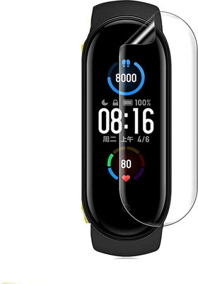 CUBES Screen Guard for Amazfit Band 5 | 1.1 Inch | Soft and Flexible | Touch Sensitive | Unbreakable | Ultra Thin| Edge To Edge TPU Film ( Not a Tempered Glass )(Pack of 2)