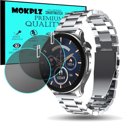 MOKPLZ Screen Guard for PEBBLE COSMOS VAULT SMARTWATCH(Pack of 2)